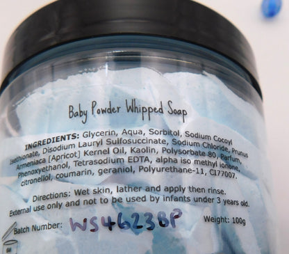 Baby Powder Whipped Soap