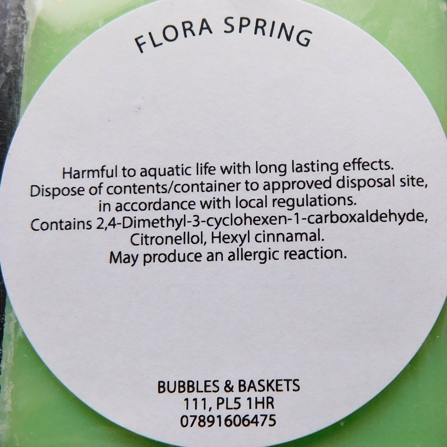 Flora Spring Snap Bar